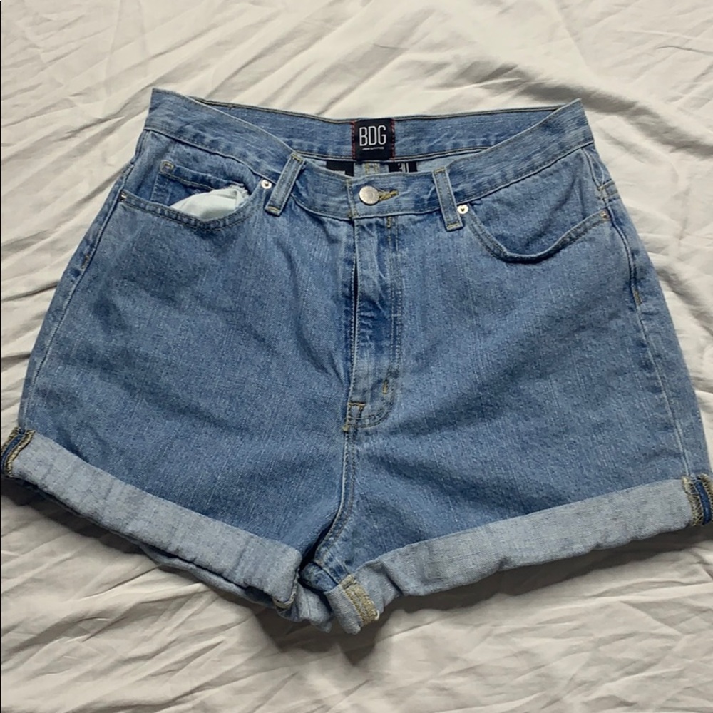Mom High Rise Jean Shorts